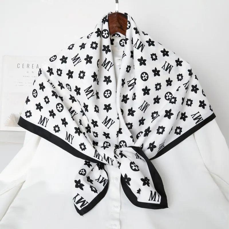 Mariam's Collection Mariam's Collection Scarf Fashion Print Hijab (MH026) — Mariam's Collection branding close-up