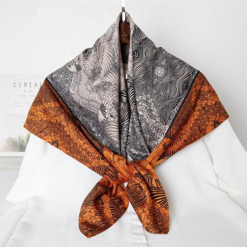 Mariam's Collection Mariam's Collection Scarf Fashion Print Hijab (MH026) — fabric or material detail