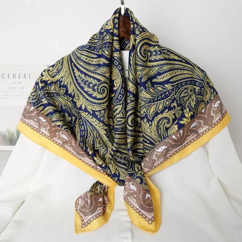 Mariam's Collection Mariam's Collection Scarf Fashion Print Hijab (MH026) — detail close-up