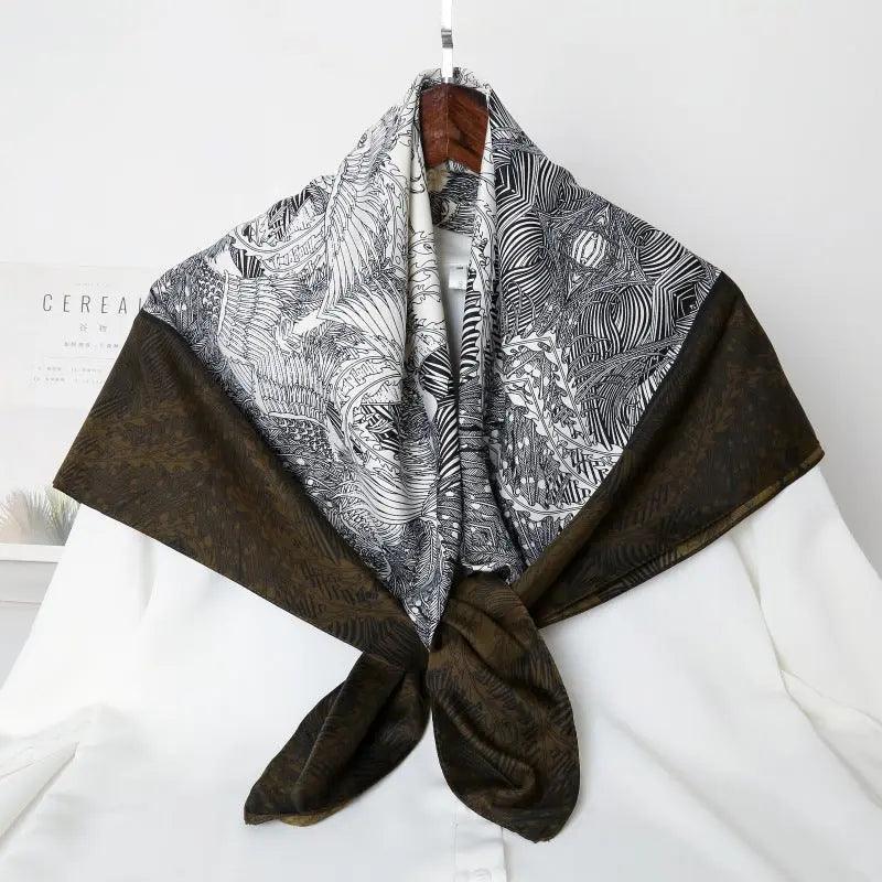 Mariam's Collection Mariam's Collection Scarf Fashion Print Hijab (MH026) — detail shot 10
