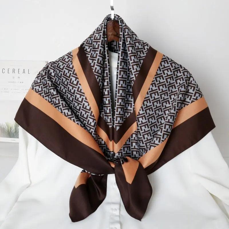 Mariam's Collection Mariam's Collection Scarf Fashion Print Hijab (MH026) — in-use photo