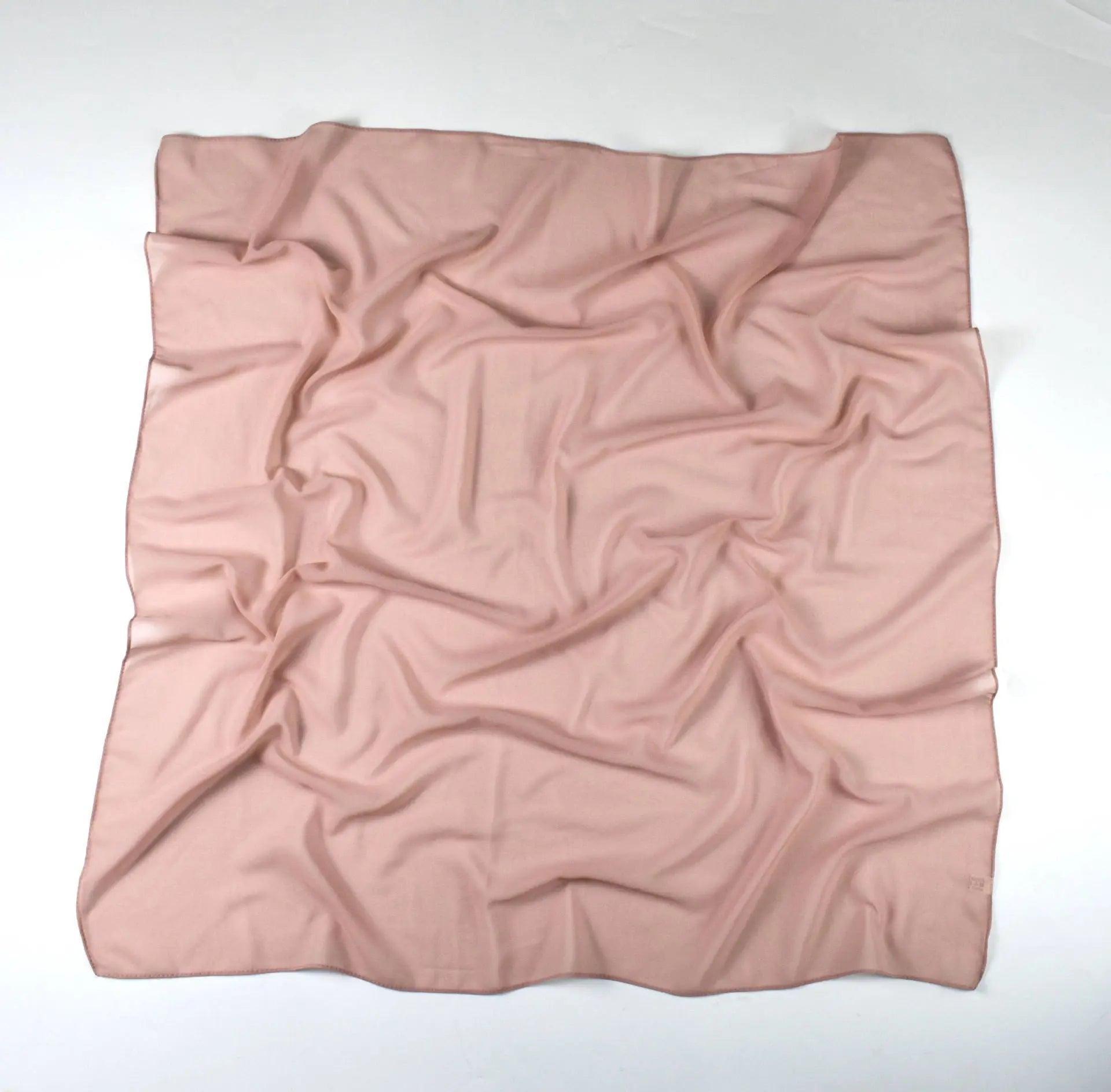 Mariam's Collection Mariam's Collection Pearl chiffon square hijab (MH028) — detail shot 10