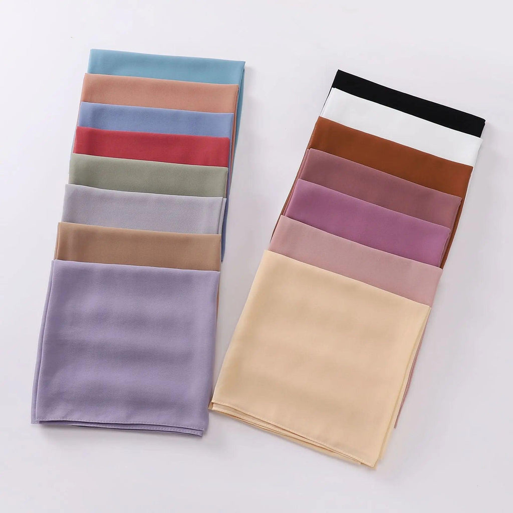 Mariam's Collection Mariam's Collection Pearl chiffon square hijab (MH028) — product category context