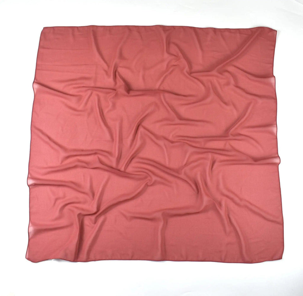 Mariam's Collection Mariam's Collection Pearl chiffon square hijab (MH028) — fabric or material detail
