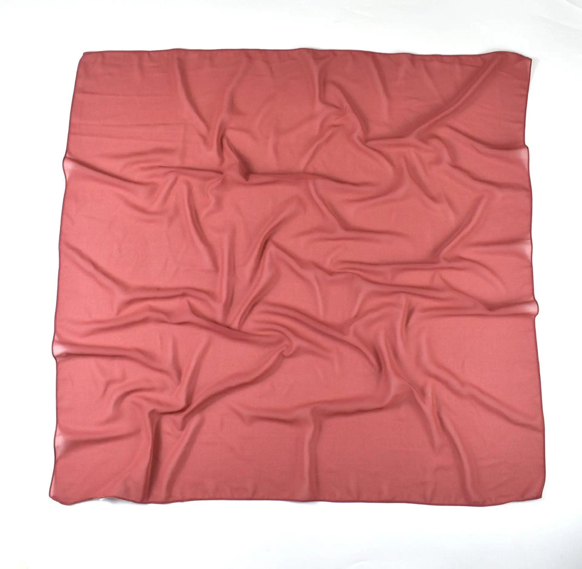 Mariam's Collection Mariam's Collection Pearl chiffon square hijab (MH028) — fabric or material detail