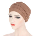 Mariam's Collection Mariam's Collection Solid Color Slub Cotton Undercap Hijab (MH031) — product on model