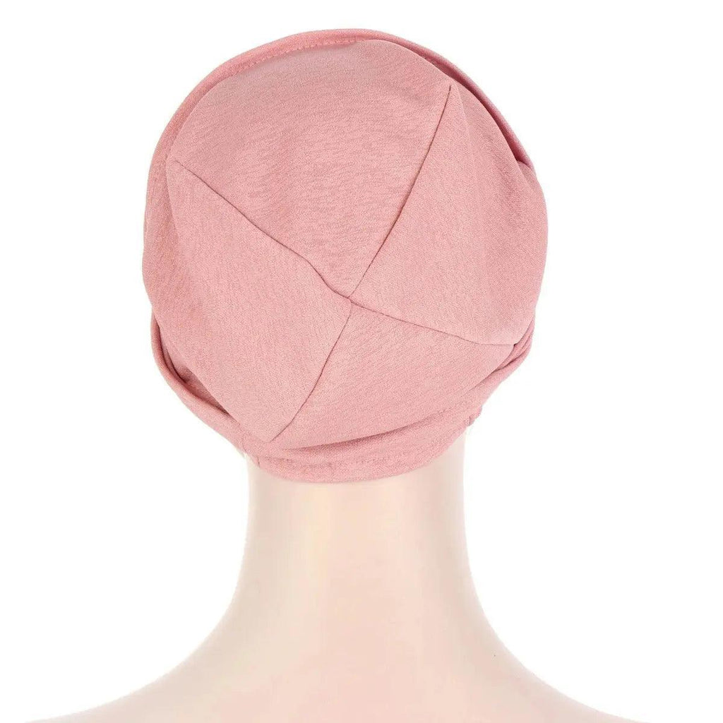 Mariam's Collection Solid Color Slub Cotton Undercap Hijab (MH031) — lifestyle worn / used context