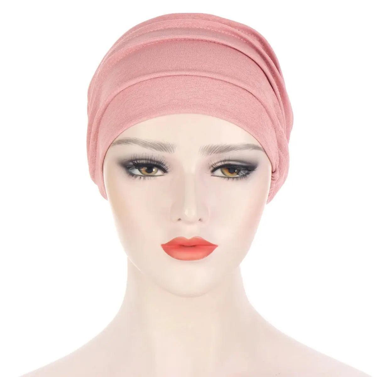 Mariam's Collection Solid Color Slub Cotton Undercap Hijab (MH031) — product category context