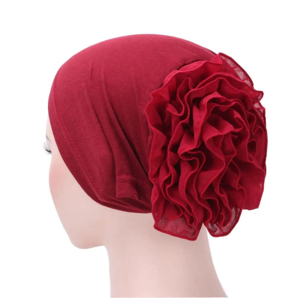 Mariam's Collection Chiffon Under Scarf Hijab Cap (MH032) — Mariam's Collection branding close-up