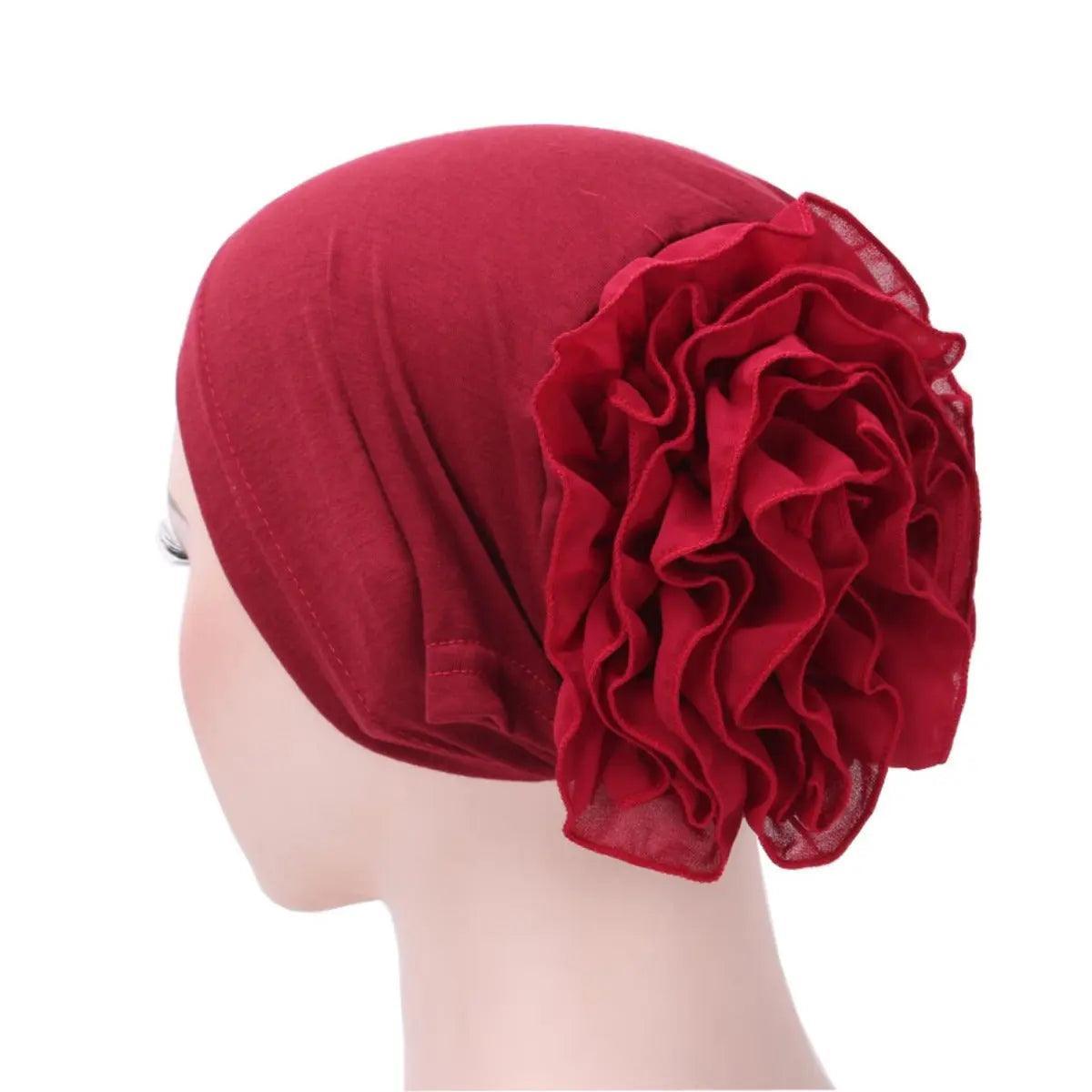 Mariam's Collection Chiffon Under Scarf Hijab Cap (MH032) — Mariam's Collection branding close-up