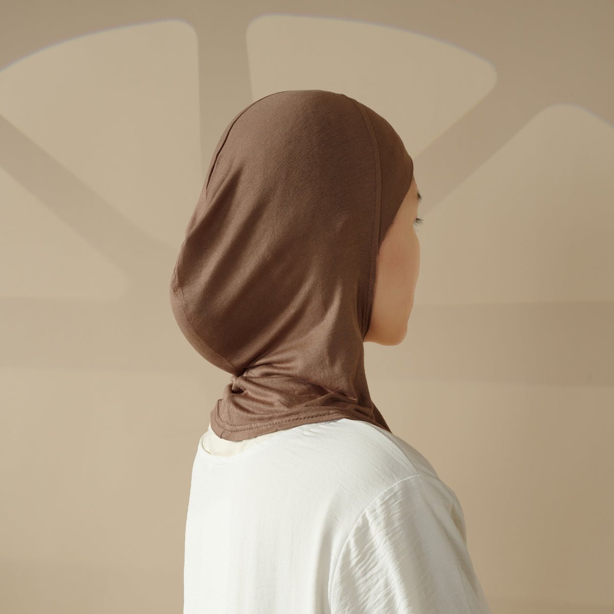 Mariam's Collection Solid Color Chiffon Hijab  With Neck Base Hat 2pcs Set (MH036) — product category context