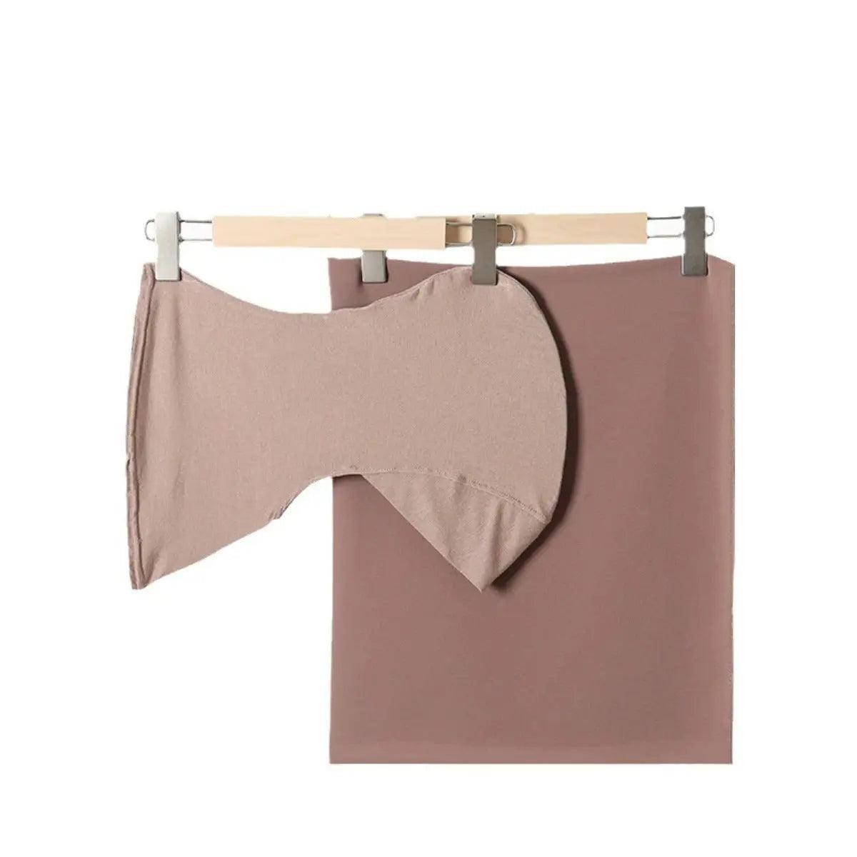 Mariam's Collection Solid Color Chiffon Hijab  With Neck Base Hat 2pcs Set (MH036) — detail shot 8