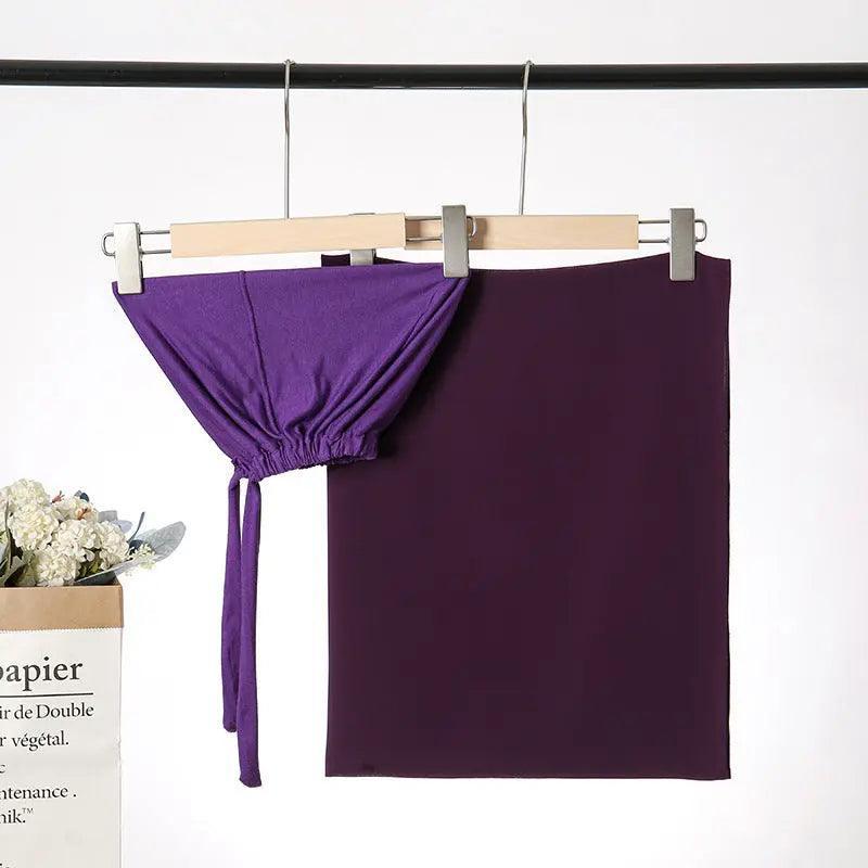 Mariam's Collection Chiffon Hijab with Cord Base Cap 2pcs Set (MH037) — main product shot