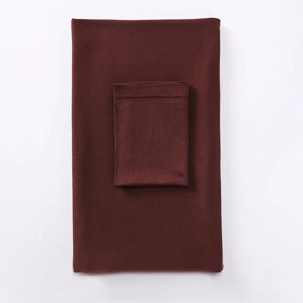 Mariam's Collection Solid Color Hijab With Basic Headscarf Cap (MH038) — side view