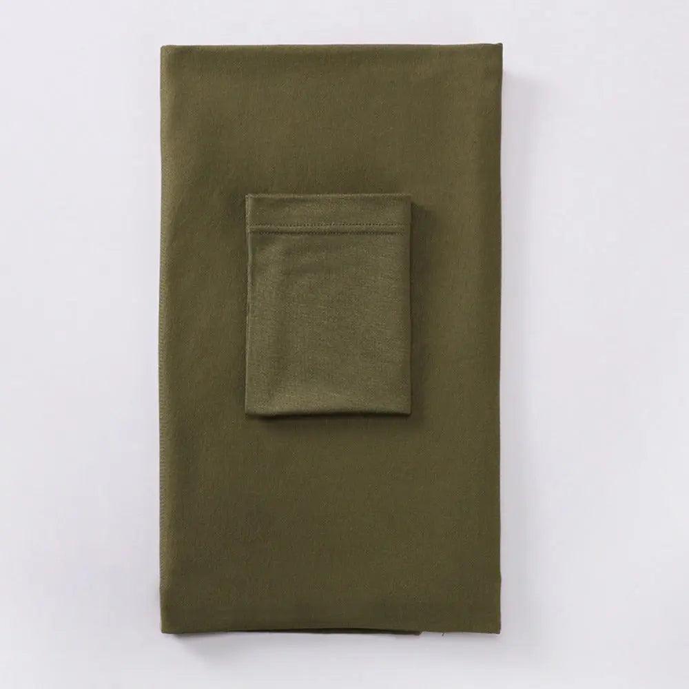 Mariam's Collection Solid Color Hijab With Basic Headscarf Cap (MH038) — detail close-up