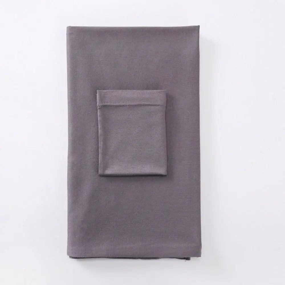 Mariam's Collection Solid Color Hijab With Basic Headscarf Cap (MH038) — fabric or material detail