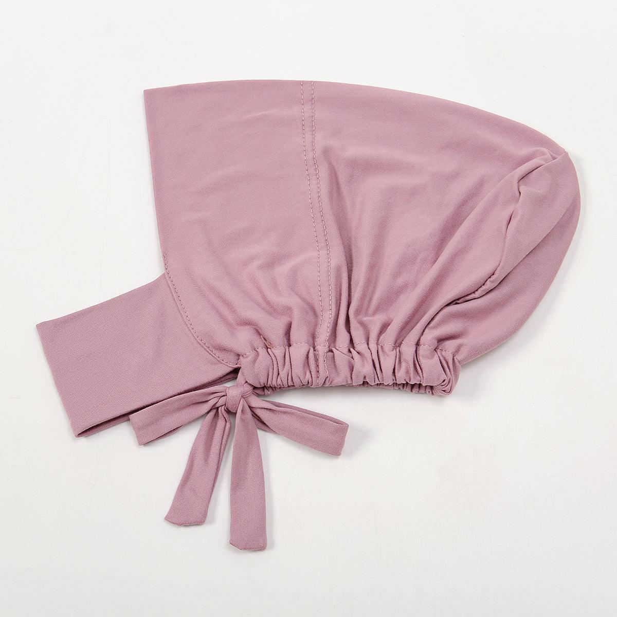 Mariam's Collection Mariam's Collection Adjustable Hijab Undercap Under Scarf Hat (MH041) — Mariam's Collection branding close-up