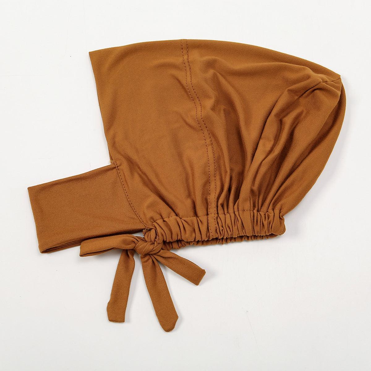 Mariam's Collection Mariam's Collection Adjustable Hijab Undercap Under Scarf Hat (MH041) — fabric or material detail