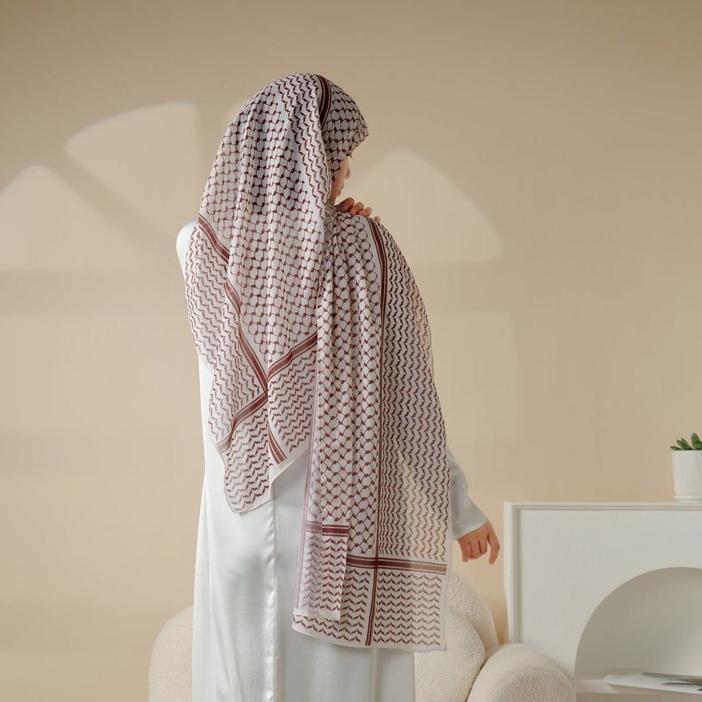 Mariam's Collection Chiffon Keffiyeh Hijab (MH045) — hijab category context