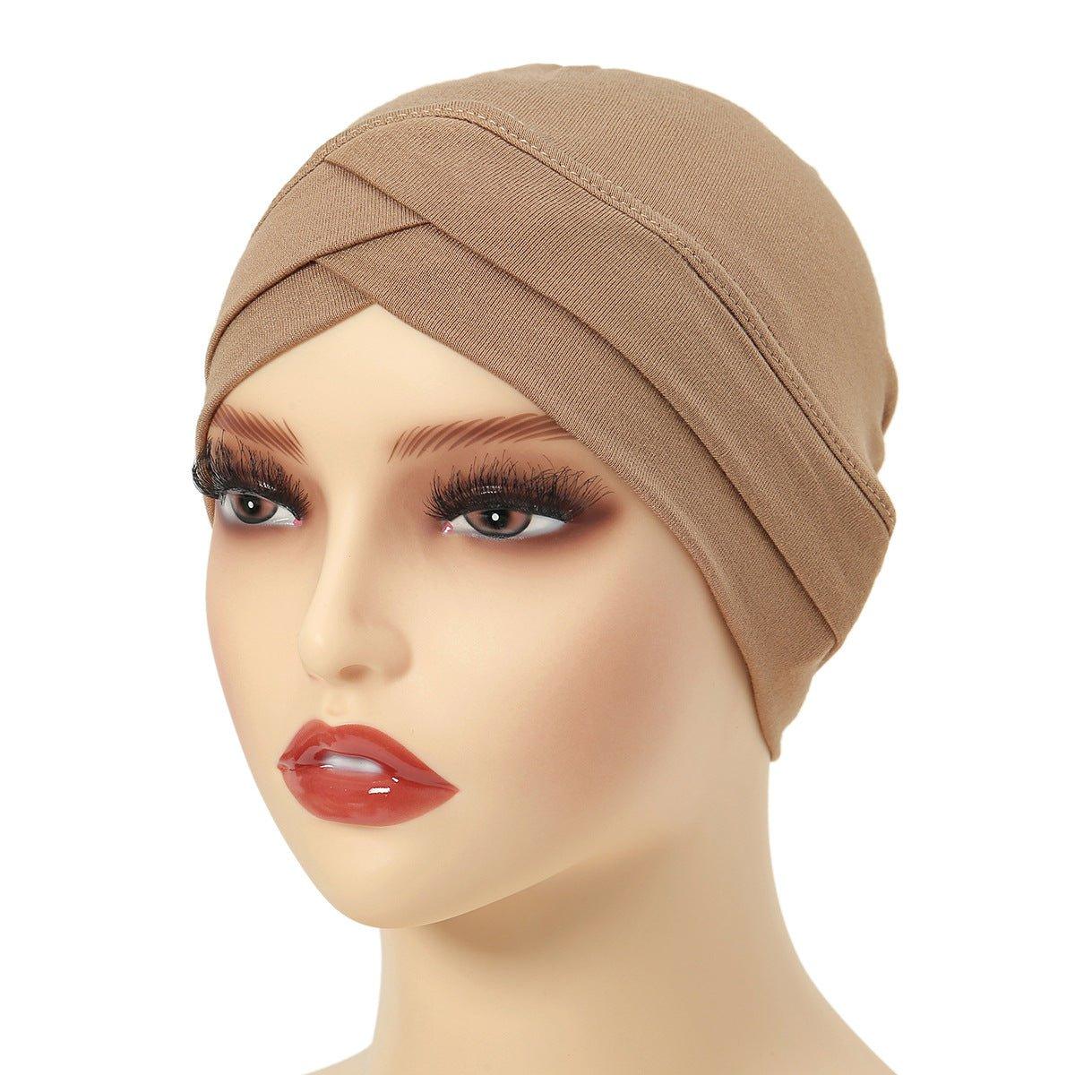 Mariam's Collection Mariam's Collection MH053  Soft Stylish Versatile Bottom Hat — construction detail