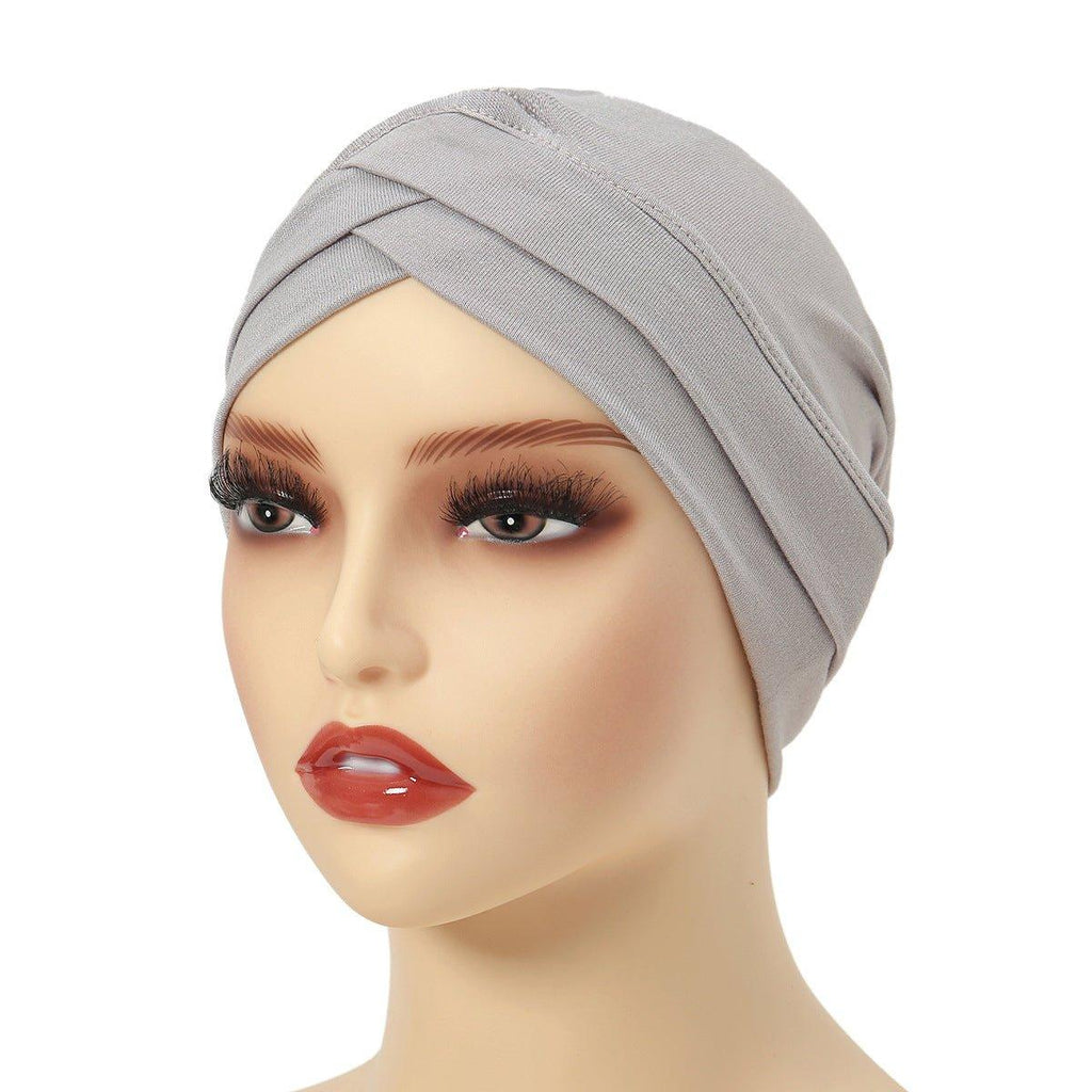 Mariam's Collection Mariam's Collection MH053  Soft Stylish Versatile Bottom Hat — lifestyle worn / used context