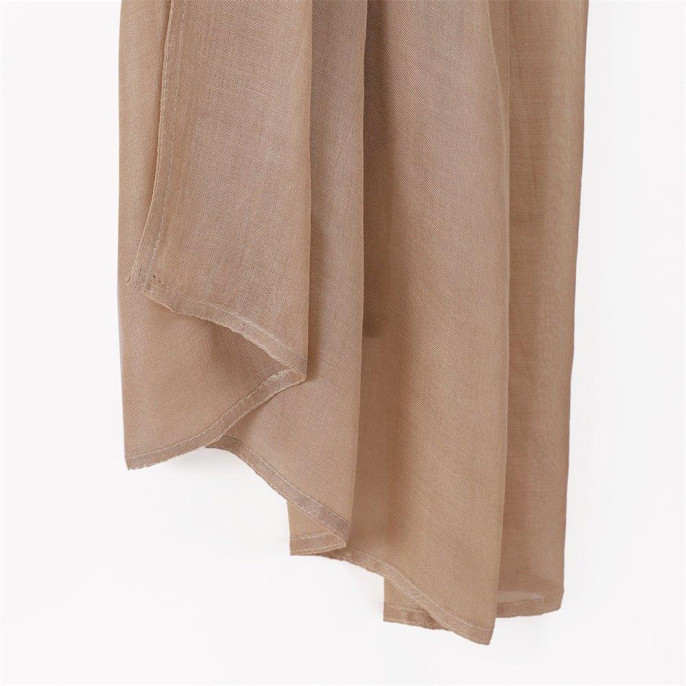 Mariam's Collection Mariam's Collection MH054 Rayon Solid Color Wide Brim Hijab — product category context
