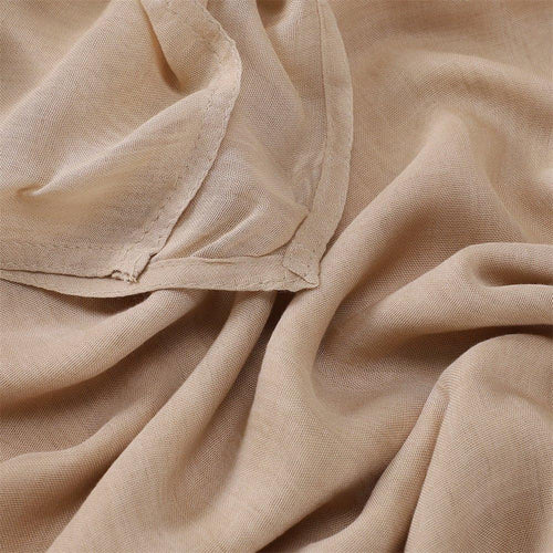 MH054 Rayon Solid Color Wide Brim Hijab