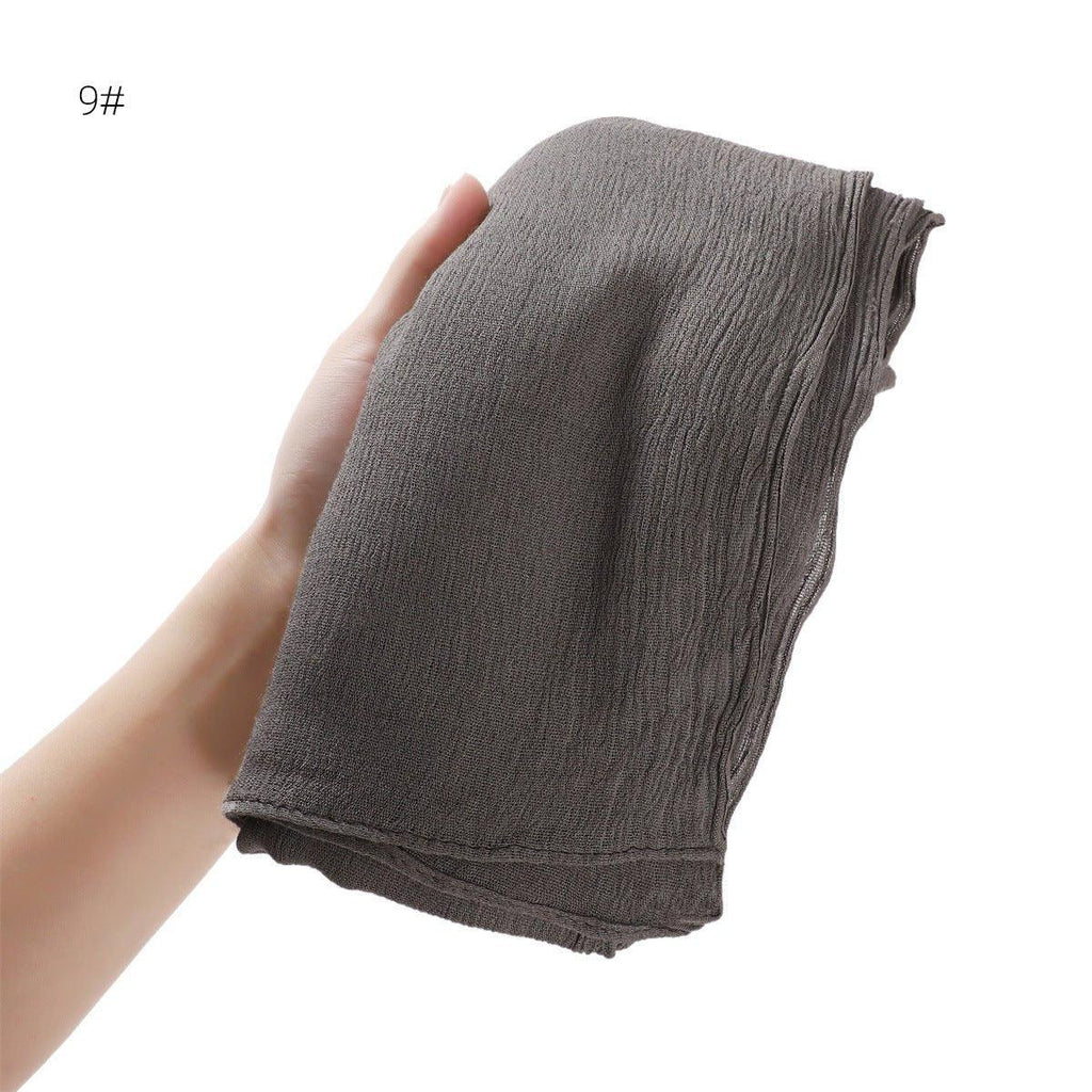 Mariam's Collection Mariam's Collection MH056 Simple Pleated Rayon Hijab — main product shot