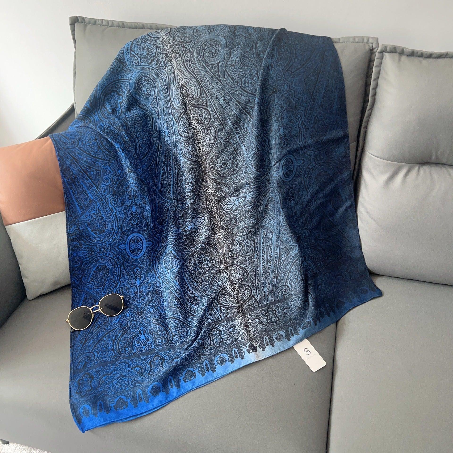 Mariam's Collection Mariam's Collection MH058 Cashew Printed Cotton And Linen Thin Hijab — product category context