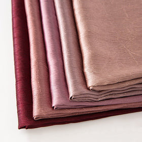 Mariam's Collection MH065 Bark Wrinkled Glossy Satin Imitation Silk