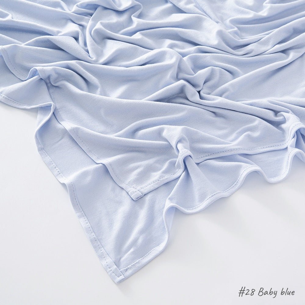 Mariam's Collection High Quality Right Angle Curled Modal Mercerized Cotton Breathable Hijab(MH068) — flat-lay composition
