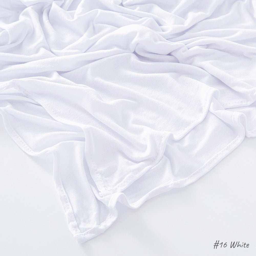 Mariam's Collection High Quality Right Angle Curled Modal Mercerized Cotton Breathable Hijab(MH068) — lifestyle context