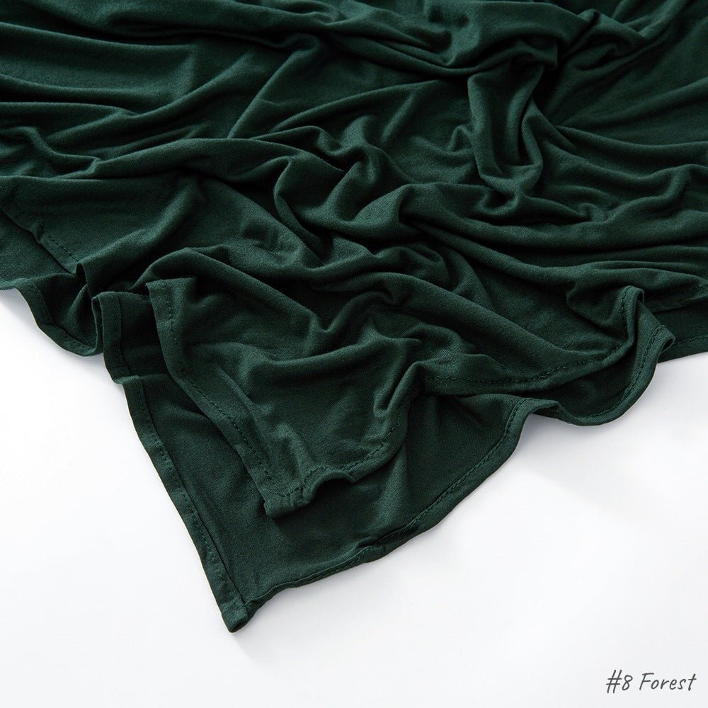Mariam's Collection High Quality Right Angle Curled Modal Mercerized Cotton Breathable Hijab(MH068) — detail shot 10