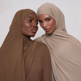 High Quality Right Angle Curled Jersey Mercerized Cotton Breathable Hijab(MH068)