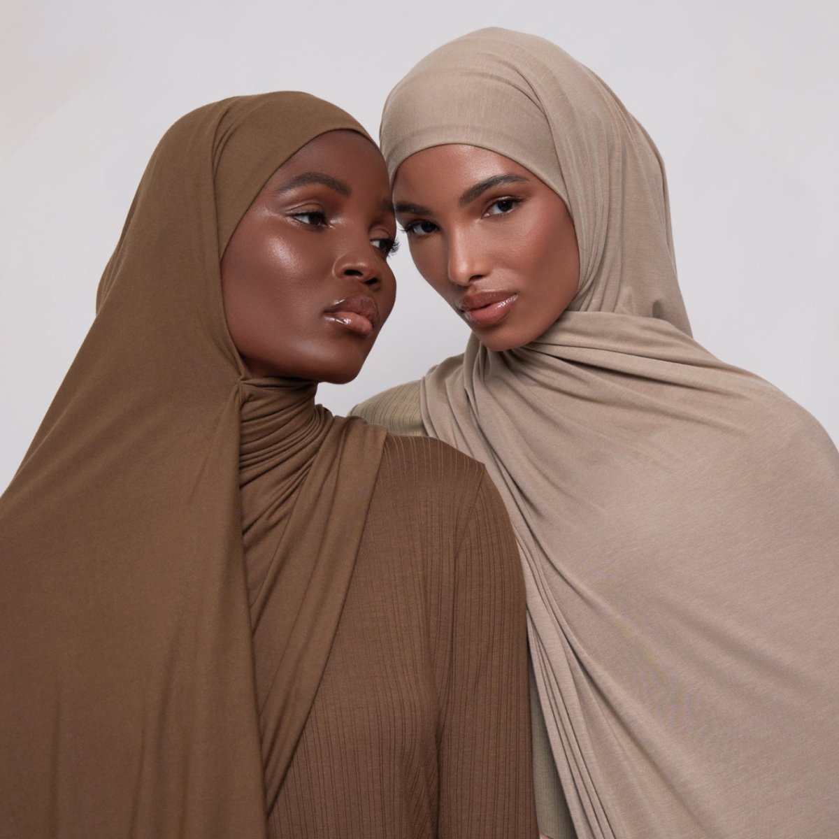 Mariam's Collection High Quality Right Angle Curled Modal Mercerized Cotton Breathable Hijab(MH068) — main product shot