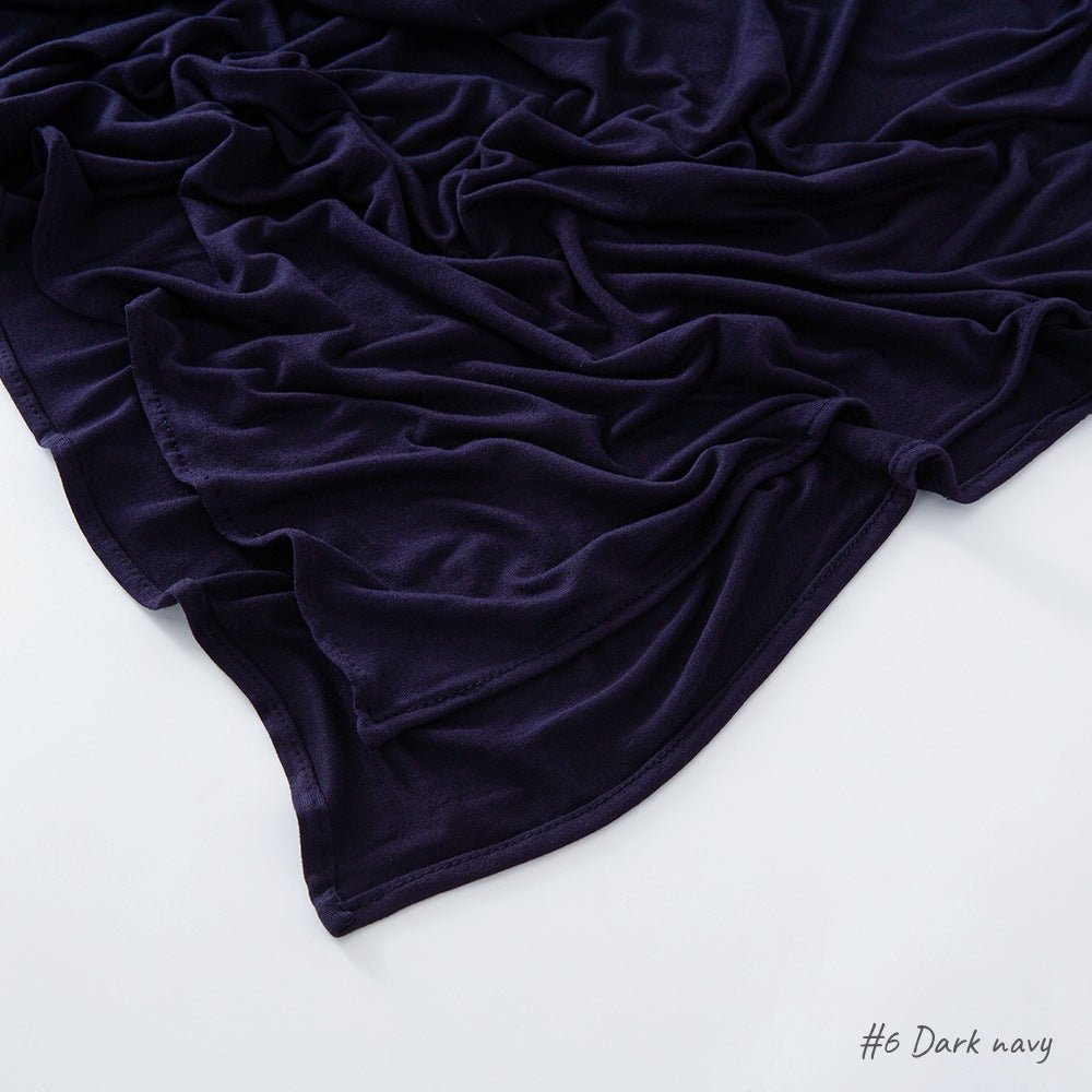 Mariam's Collection High Quality Right Angle Curled Modal Mercerized Cotton Breathable Hijab(MH068) — detail shot 8