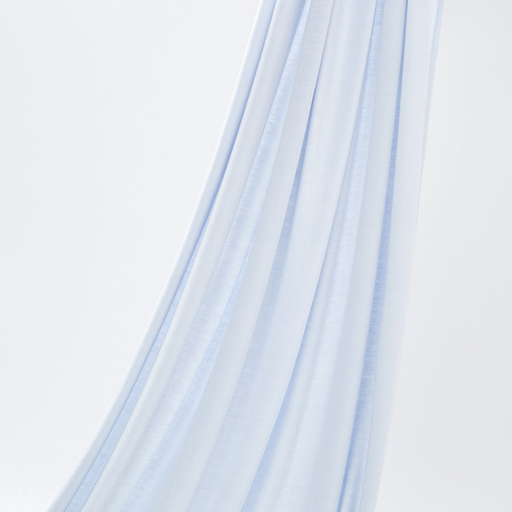 Mariam's Collection High Quality Right Angle Curled Modal Mercerized Cotton Breathable Hijab(MH068) — construction detail