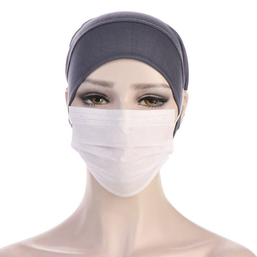 MH075 Flat Brim With Pierced Ears - Pullover Hat