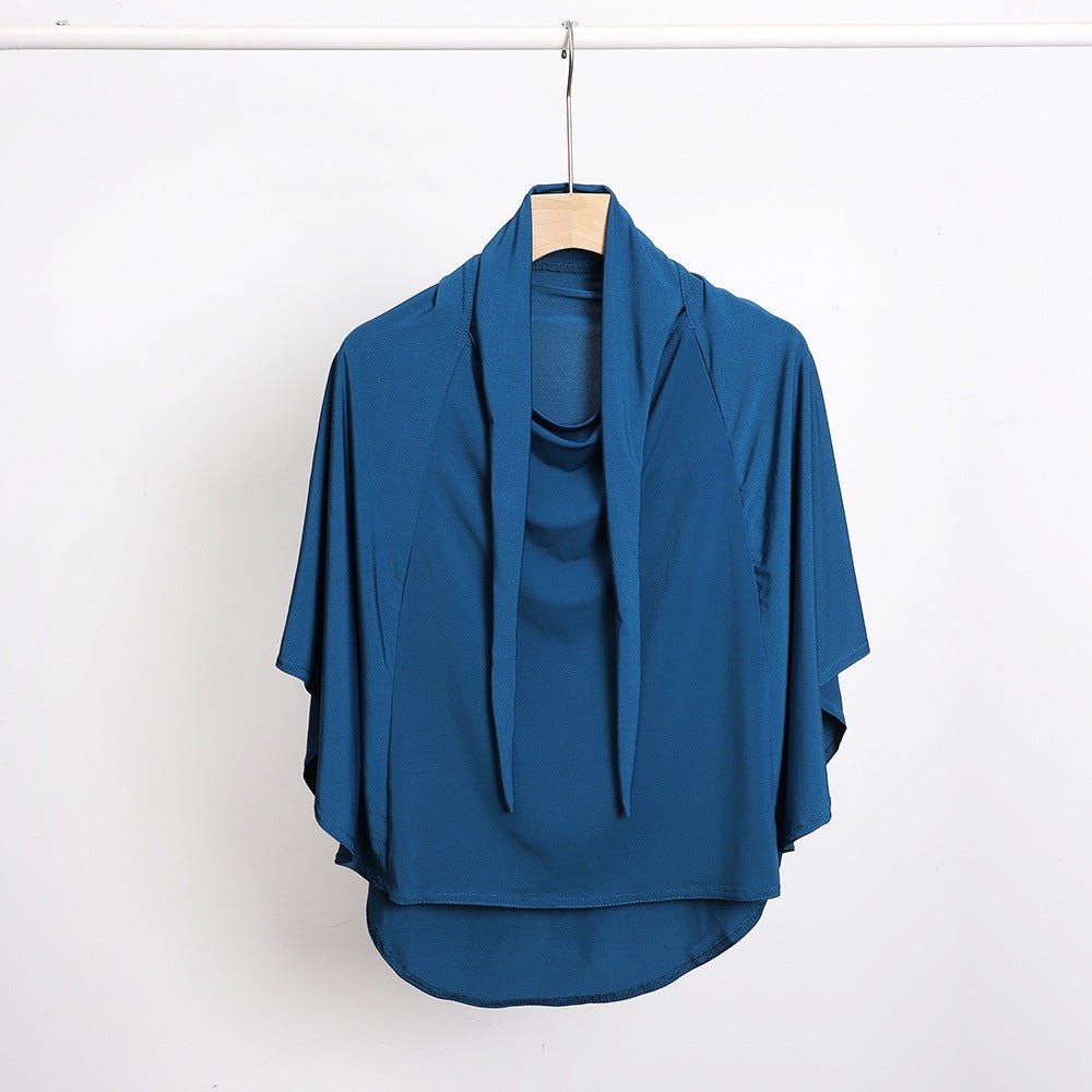 Mariam's Collection MH081 Dual Purpose Veil Bottom Hat Hijab — lifestyle context