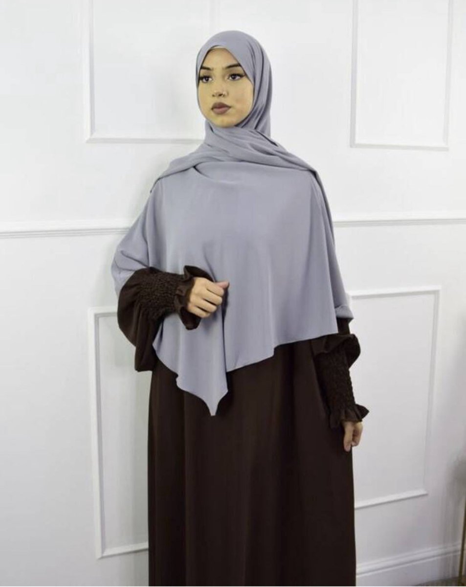 Mariam's Collection Fashion Single Layer Hijab Shawl With Scarf (MH082) — lifestyle context