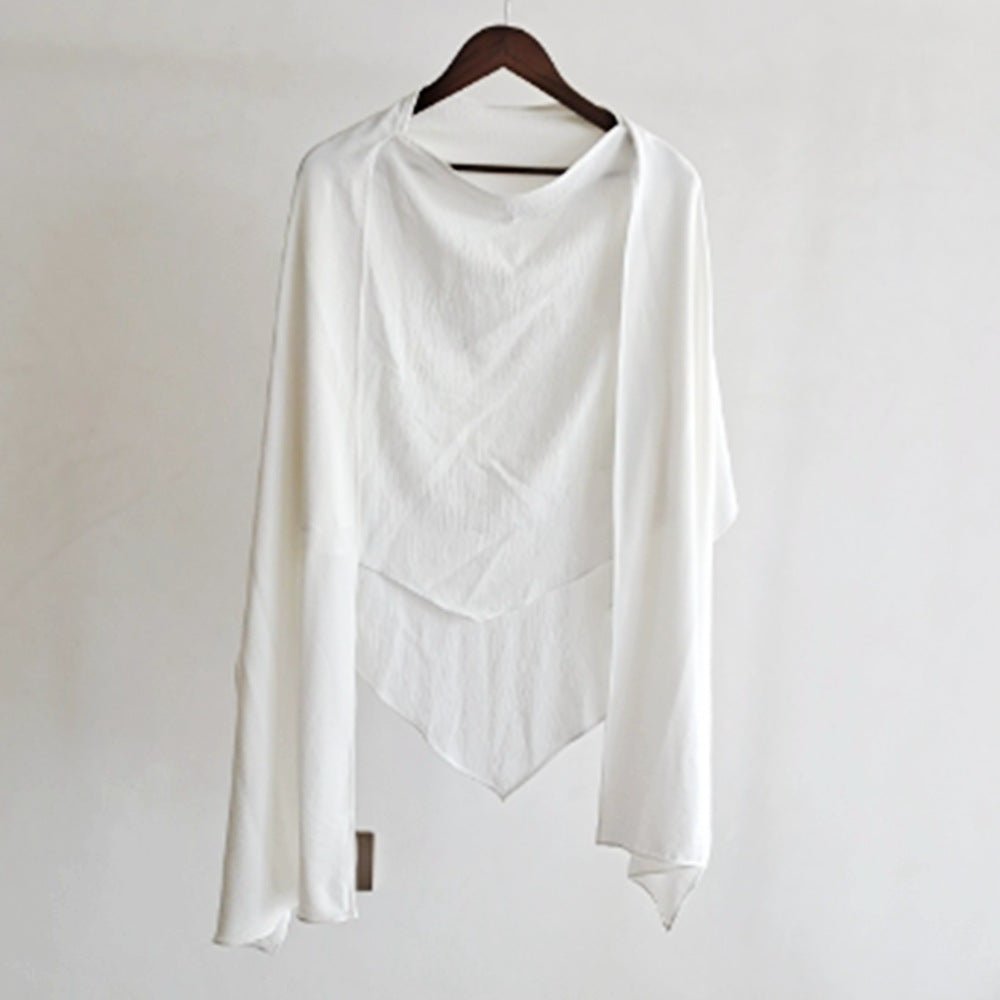 Mariam's Collection Fashion Single Layer Hijab Shawl With Scarf (MH082) — fabric or material detail