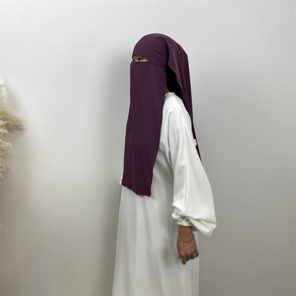 Mariam's Collection Nida Niqab: Fashionable And Versatile Niqab For Modest Muslimas  (MH085) — construction detail