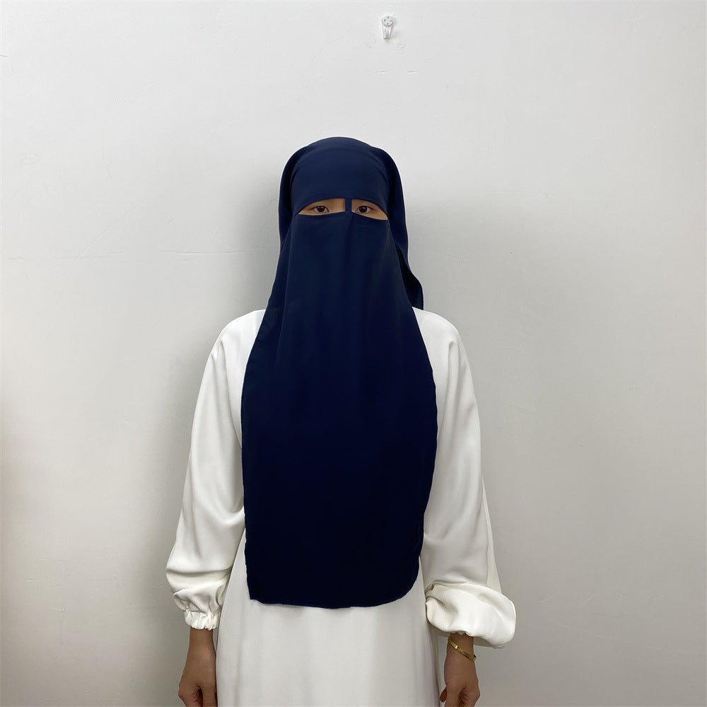 Mariam's Collection Nida Niqab: Fashionable And Versatile Niqab For Modest Muslimas  (MH085) — fabric or material detail
