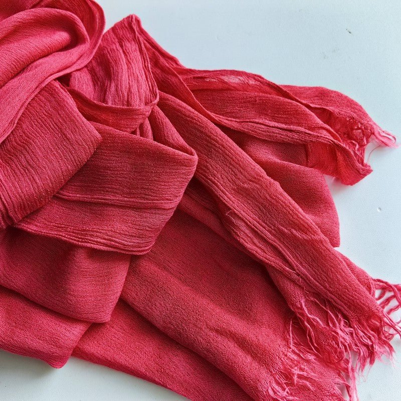 Mariam's Collection Cotton Tassel Hijab | Crepe Tassel Hijab (MH086) — lifestyle worn / used context