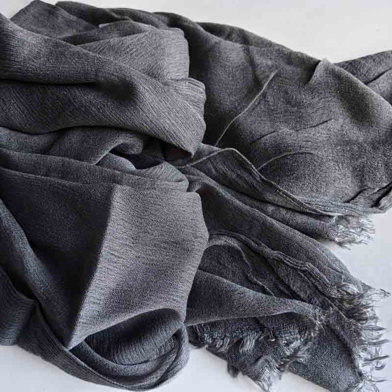 Mariam's Collection Cotton Tassel Hijab | Crepe Tassel Hijab (MH086) — detail shot 6