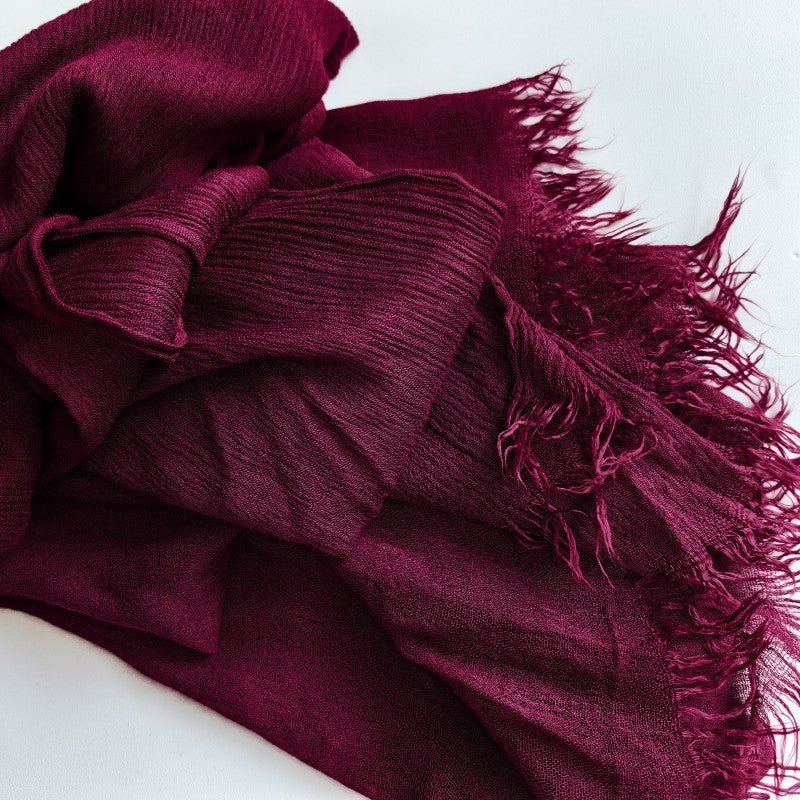 Mariam's Collection Cotton Tassel Hijab | Crepe Tassel Hijab (MH086) — product category context