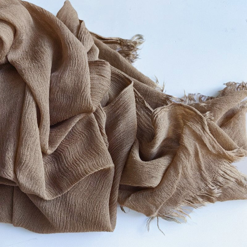 Mariam's Collection Cotton Tassel Hijab | Crepe Tassel Hijab (MH086) — main product shot