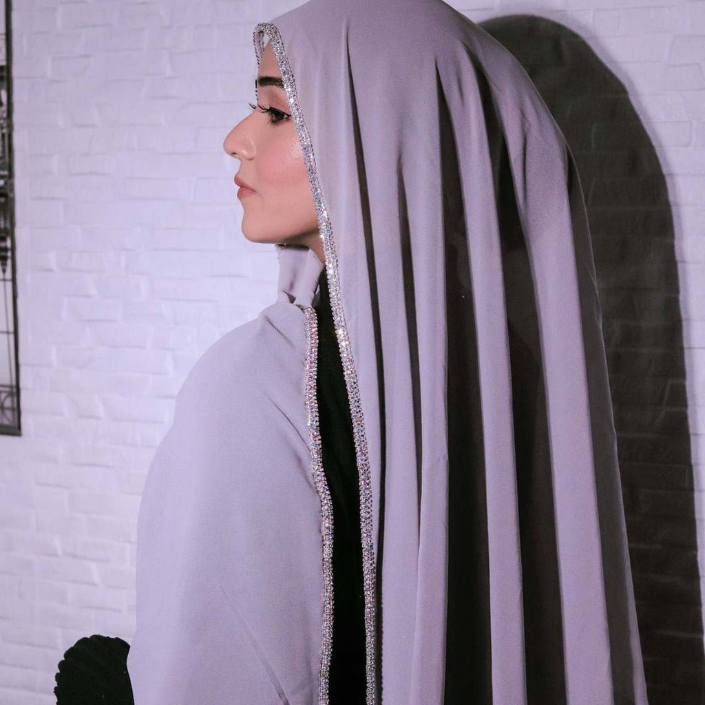 Mariam's Collection Diamond Trimmed Chiffon Hijab(MH087) — product category context