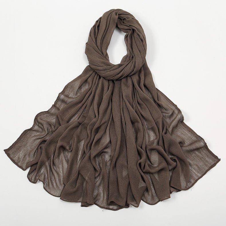 Mariam's Collection MH088 Long curly Rayon Hijab — color detail
