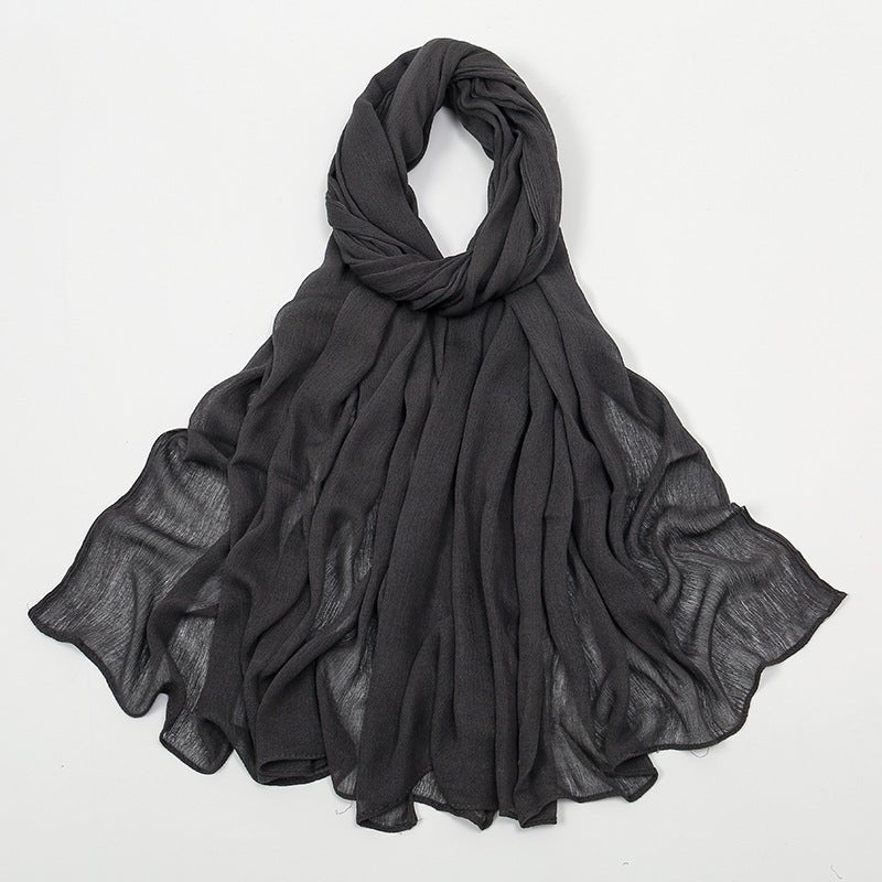 Mariam's Collection MH088 Long curly Rayon Hijab — comparison shot
